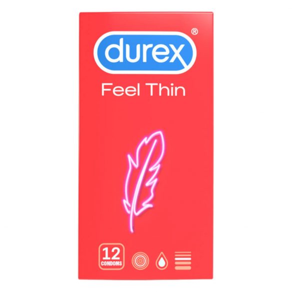 Durex Feel Thin - elutru tunde kondoomeja (12 tk) 