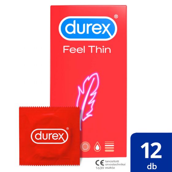 Durex Feel Thin - elutru tunde kondoomeja (12 tk)