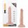 Dr. Skin 5 - reaalse haardekinnitusega dildo - naturaalne (14,5 cm) 