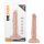 Dr. Skin 5 - reaalse haardekinnitusega dildo - naturaalne (14,5 cm) 