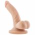 Dr. Skin 4 - iminapaga munandiga realistlik dildo - naturaalne (12cm) 