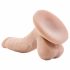 Dr. Skin 4 - iminapaga munandiga realistlik dildo - naturaalne (12cm) 