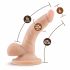 Dr. Skin 4 - iminapaga munandiga realistlik dildo - naturaalne (12cm) 