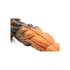   Creature Cocks Hävitaja - tekstuuriga silikoonist dildo - 20cm (oranž)