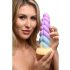 Creature Cocks Mystique - ükssarvik dildo - 21cm (lilla-kollane) 