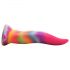 Creature Cocks Tongue - helendav silikoonist dildo - 21cm (vikerkaar)