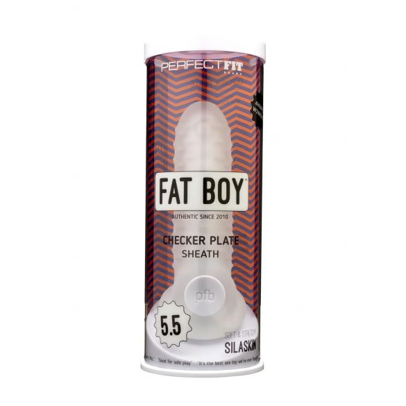 Fat Boy Checker Box - peenisemansett (15 cm) - piimvalge 