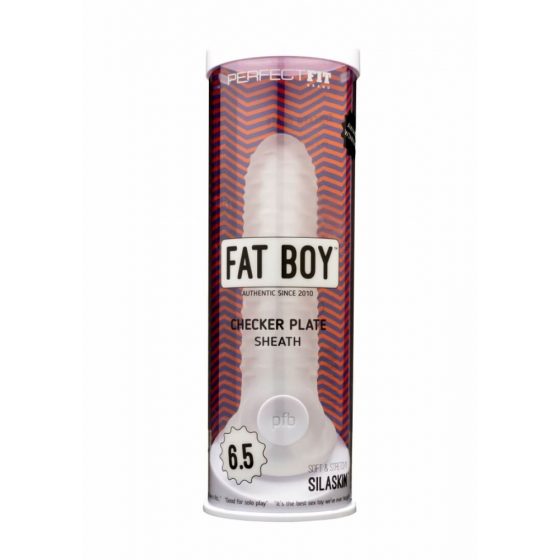 Fat Boy Checker Box - peenisemansett (17cm) - piimvalge