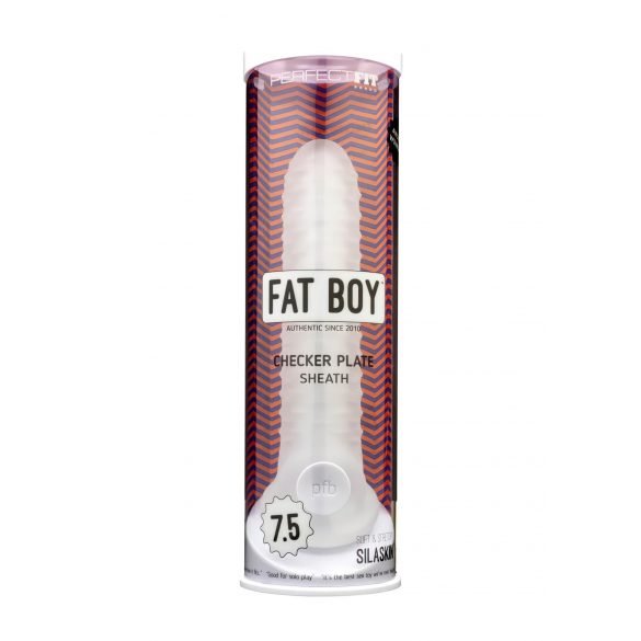 Fat Boy Checker Box - peenisehülss (19cm) - piimjas