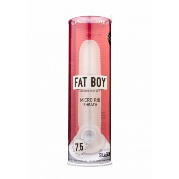 Fat Boy Micro Ribbed - peeniskate (19cm) - piimjas valge 