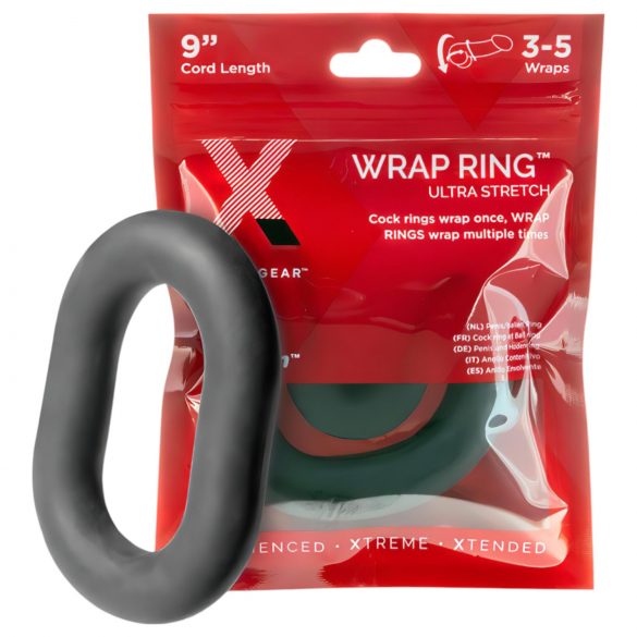 Perfect Fit Ultra Wrap 9 - paks peeniserõngas - must (22cm)