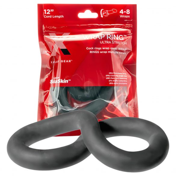 Perfect Fit Ultra Wrap 12 - paks peeniserõngas - must (30cm)