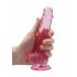 REALROCK - läbipaistev realistlik dildo - roosa (17cm) 