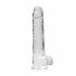 REALROCK - läbipaistev realistlik dildo - kristallselge (22cm) 