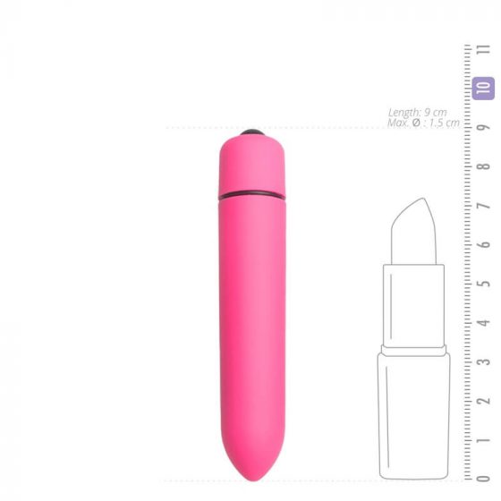 Easytoys Bullet - veekindel huulepulkvibraator (roosa)
