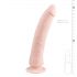 Easytoys - iminapaga 100% silikoon dildos (21cm) - naturaalne