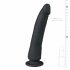 Easytoys - iminapaga 100% silikoonist dildo (21cm) - must 