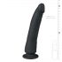 Easytoys - iminapaga 100% silikoonist dildo (21cm) - must.