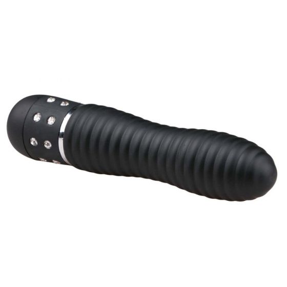 Easytoys Teemantpinnaga Ribitud Vibraator (must)
