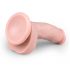 Easytoys - iminapaga munanditega dildo (15 cm) - naturaalne 