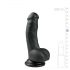 Easytoys - iminapaga kera ja munanditega dildo (15cm) - must