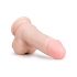 Easytoys - iminapaga munanditega dildo (17,5cm) - naturaalne 