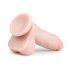 Easytoys - iminapaga munanditega dildo (17,5cm) - naturaalne 