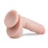 Easytoys - iminapaga, munanditega dildo (22,5cm) - naturaalne