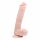 Easytoys - iminapaga, munanditega suur dildo (26,5cm) - naturaalne 