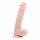 Easytoys - iminapaga, munanditega suur dildo (26,5cm) - naturaalne 