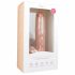 Easytoys - iminapaga, munanditega suur dildo (26,5cm) - naturaalne 