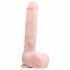 Easytoys - iminapaga, munanditega suur dildo (29,5cm) - naturaalne 