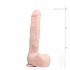 Easytoys - iminapaga, munanditega suur dildo (29,5cm) - naturaalne 