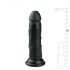 Easytoys - musta realistlik iminapaga dildo (15,5 cm)