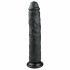 Easytoys - iminapaga eriti suur dildo (28,5cm) - must 