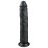 Easytoys - iminapaga ekstra suur dildo (28,5 cm) - must