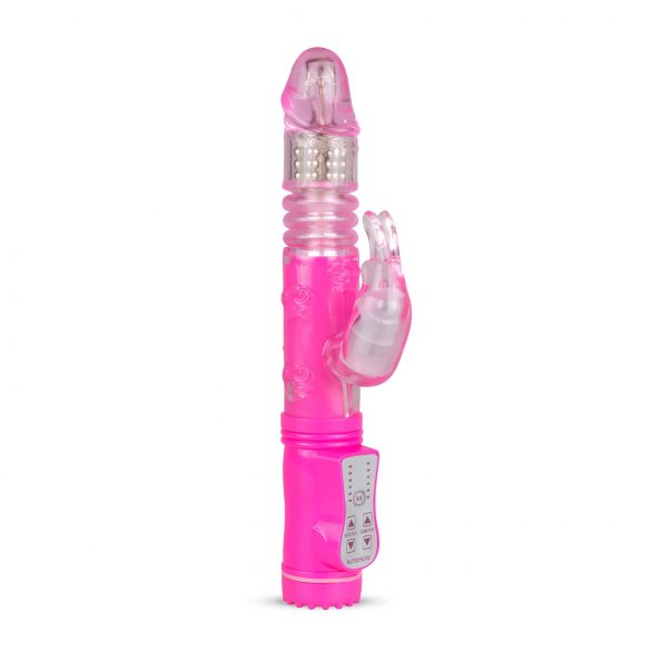 Easytoys Bunny - roosa lükatav vibraator