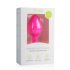 Easytoys Diamond - valge kiviga anaal dildo (keskmine) - roosa 