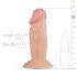 Real Fantasy Archi - realistlik dildo - 11,5 cm (naturaalne)