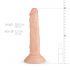 Real Fantasy Blane - elutru dildo - 20cm (naturaalne) 