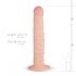 Real Fantasy Scott - elutru dildo - 25cm (naturaalne) 