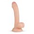 Realistlik Vince - munandite ja eesnahaga dildo - 19,5cm (naturaalne)