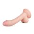 Real Fantasy Vince - kottidega eesnaha dildo - 19,5cm (naturaalne) 