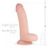 Real Fantasy Cliff - reaalse elutruu dildo - 22cm (naturaalne) 