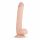 Tõeliselt Elus Elvin - munanditega dildo 28 cm (naturaalne)