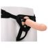 RealStuff Strap-On - elutrustav, kinnitatav dild (naturaalne) 