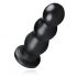 BUTTR Tactical III - kleepuva alusega dildo (must) 