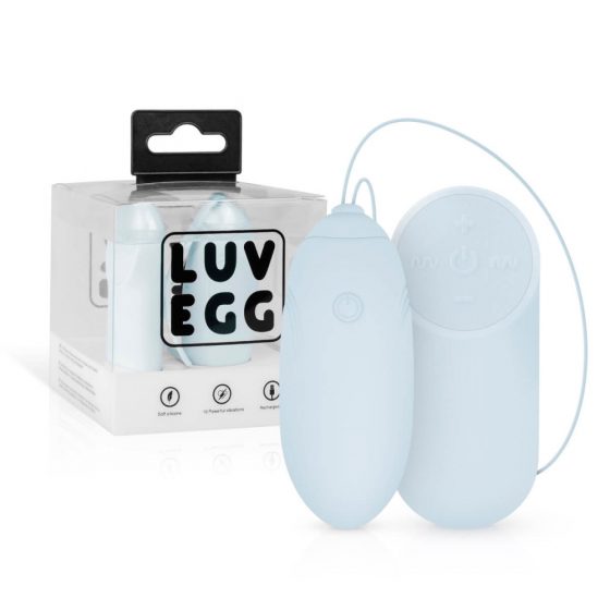 LUV EGG - aku, raadios vibraatorit muna (sinine)