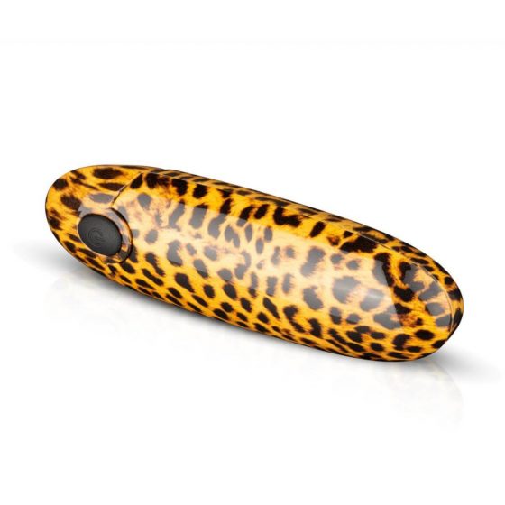 Panthra Asha - akutoitega huulepulgavibraator (leopardimustriga-must)