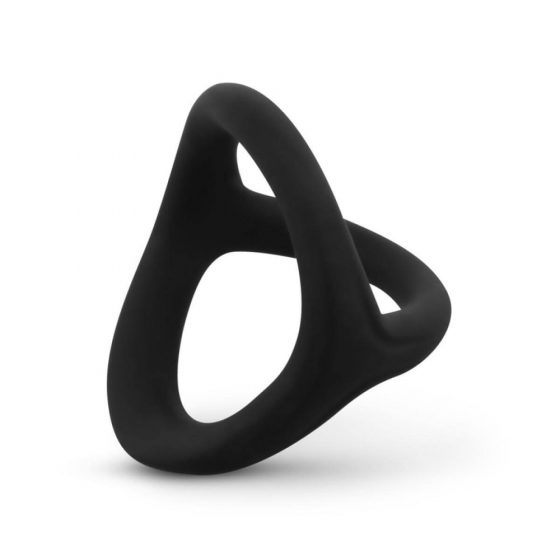 Easytoys Desire Ring - elastne peenise- ja munandirõngas (must)